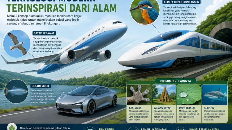 Teknologi Modern ternyata Banyak Meniru Cara Kerja Makhluk Hidup