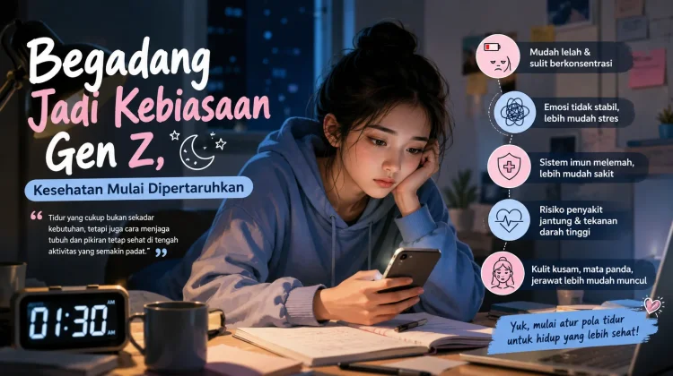Begadang jadi Lifestyle Gen Z, tapi Kesehatan Diam-Diam Dipertaruhkan