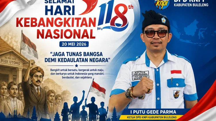 Harkitnas 2026, Ketua KNPI Buleleng Ajak Generasi Muda Jaga Persatuan
