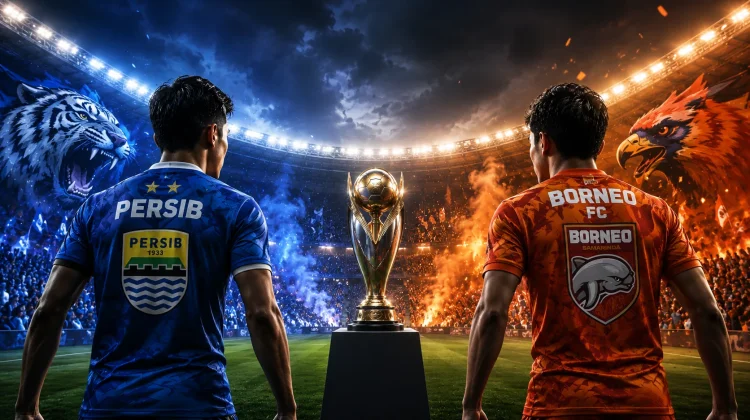 Persib dan Borneo Saling Sikut Demi Mahkota Liga