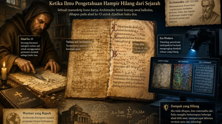 Naskah Kuno Archimedes yang Hampir Hilang Diduga Menyimpan Konsep Awal Kalkulus