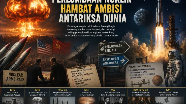 Perlombaan Nuklir Hambat Ambisi Antariksa Dunia