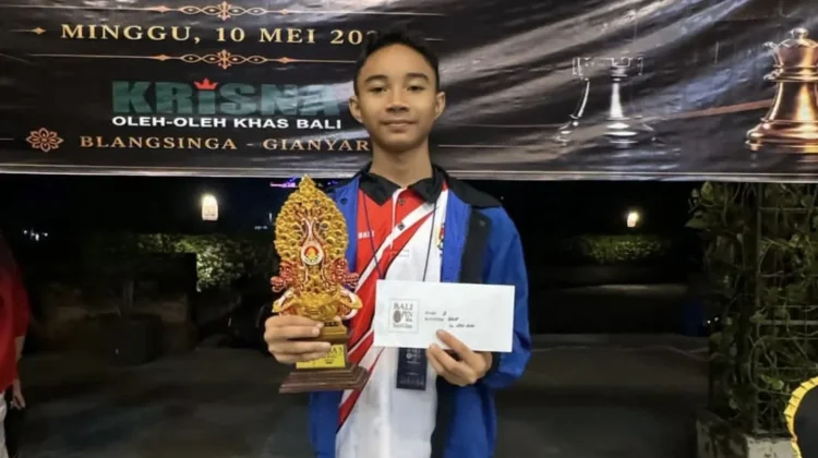 Spensaraja Raih Juara 3 Nasional Bali Open Rapid Chess 2026