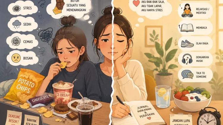 Emotional Eating, saat Makan Jadi Pelarian dari Emosi