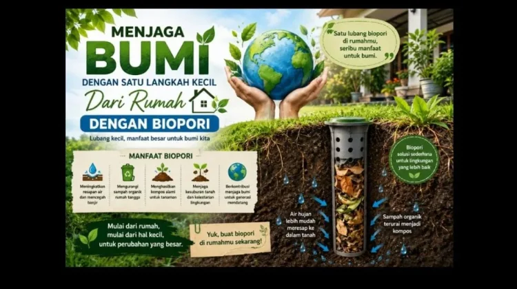 Menjaga Bumi dengan Satu Langkah Kecil dari Rumah: Memulai dari Biopori