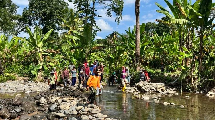 BPBD Jembrana Pulihkan Irigasi Terdampak Material Banjir