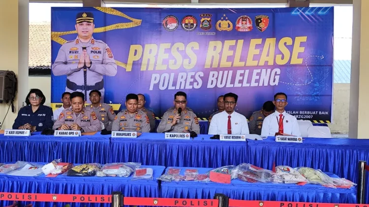 Polres Buleleng Ungkap Kokain Perdana, Sikat Semua Target Operasi Antik Agung 2026