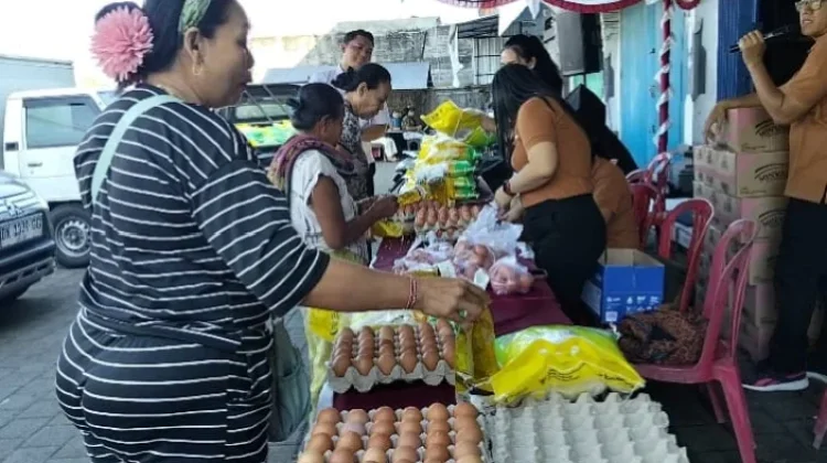 Pasar Murah di Mendoyo Diserbu Warga jelang Galungan