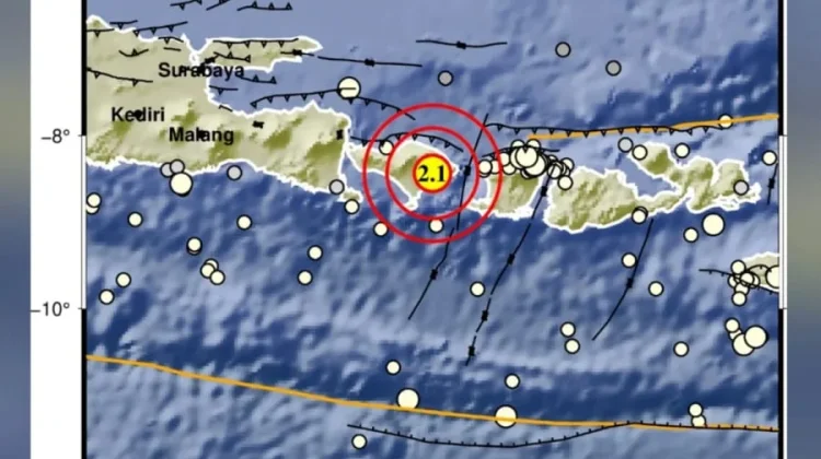 Gempa M 2,1 Guncang Timur Bangli Dini Hari