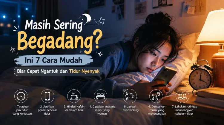 Masih Sering Begadang? Ini 7 Cara Mudah Biar Cepat Ngantuk dan Tidur Nyenyak