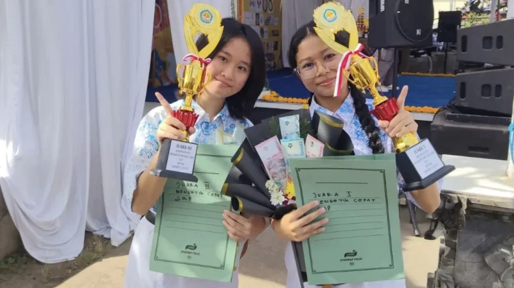 Spensaraja Sabet Prestasi dalam Lomba Mengetik Cepat SMK Negeri 1 Seririt