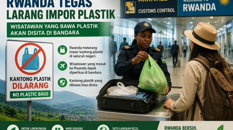 Rwanda Tegas Perangi Sampah Plastik