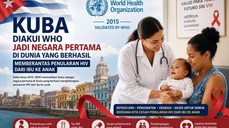 Kuba Negara Pertama di Dunia yang Berhasil Hentikan Penularan HIV dari Ibu ke Anak