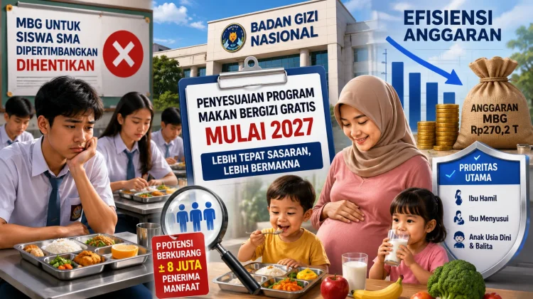 BGN Pertimbangkan Penyesuaian Penerima MBG Mulai 2027