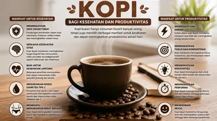 Manfaat Minum Kopi Bagi Kesehatan dan Produktivitas