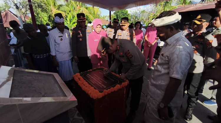 Hari Bhayangkara ke-80, Polres Buleleng Resmikan Sumur Bor Gerokgak
