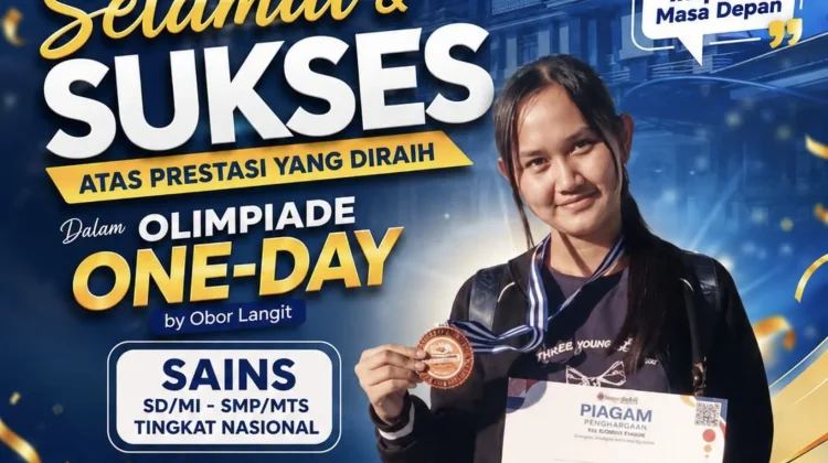 Spenpraja Raih Juara 3 Olimpiade Tingkat Nasional