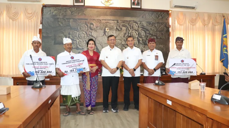 Bantuan Rp3,6 Miliar untuk 30 Subak, Buleleng Perkuat Ketahanan Pangan