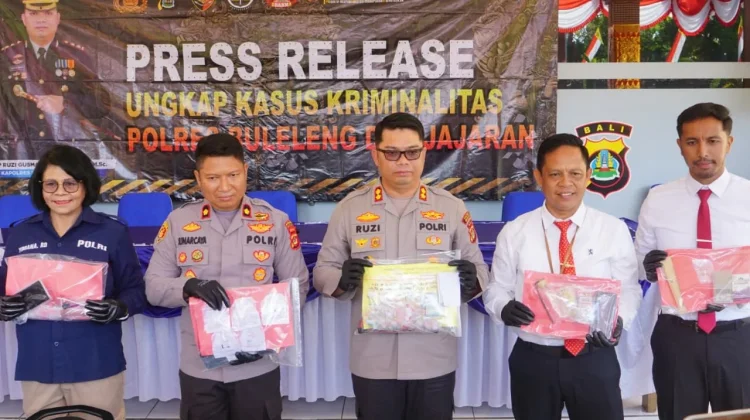 Polres Buleleng Tegaskan Perang Total, 10 Tersangka Narkoba Dibekuk