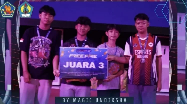 Spensaraja Gaet Juara 3 Turnamen Free Fire Tingkat Umum Se-Bali