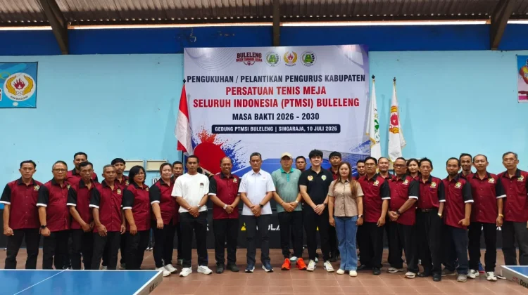 PTMSI Buleleng Bidik Hattrick Juara Umum Tenis Meja Porprov 2027