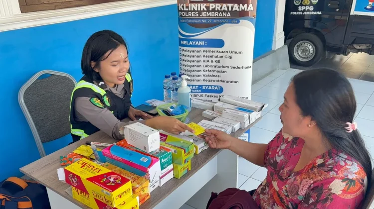 Relawan MBG Polres Jembrana Jalani Pemeriksaan Kesehatan