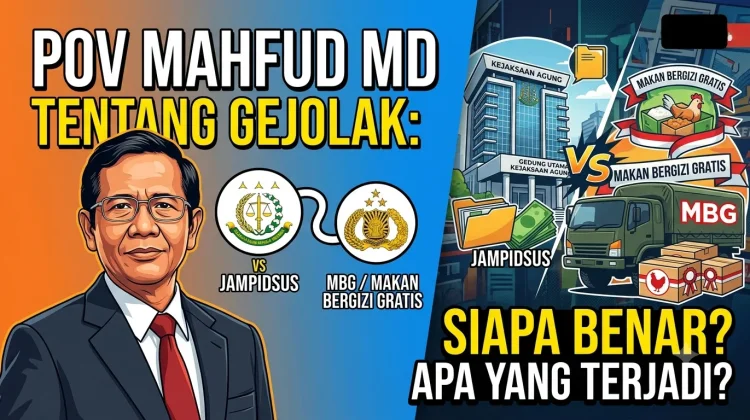 Persaingan antara Polri dan Kejagung Menurut Mahfud MD