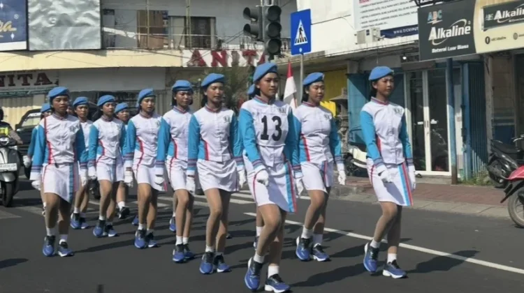 Semarakkan HUT RI ke-81, Pemkab Buleleng Gelar Lomba Gerak Jalan