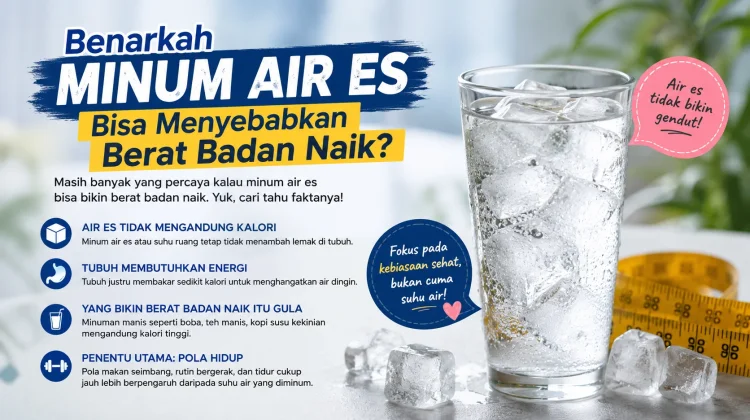 Benarkah Minum Air Es Bisa Menyebabkan Berat Badan Naik?