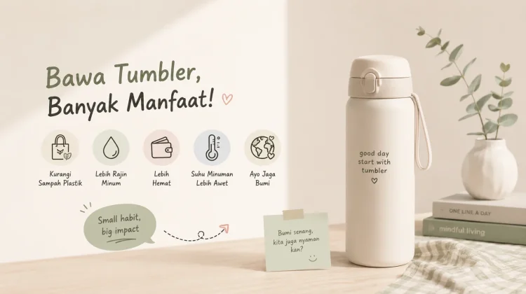 Mengapa Membawa Tumbler Masih Penting di tengah Gaya Hidup Modern?