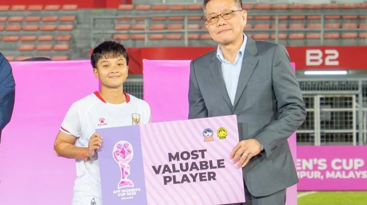 Sheva Imut Dinobatkan sebagai MVP AFF Women's Cup 2026