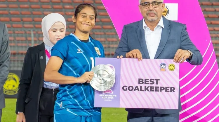 Laita Ro'ati Masykuroh Raih Gelar Kiper Terbaik AFF Women's Cup 2026