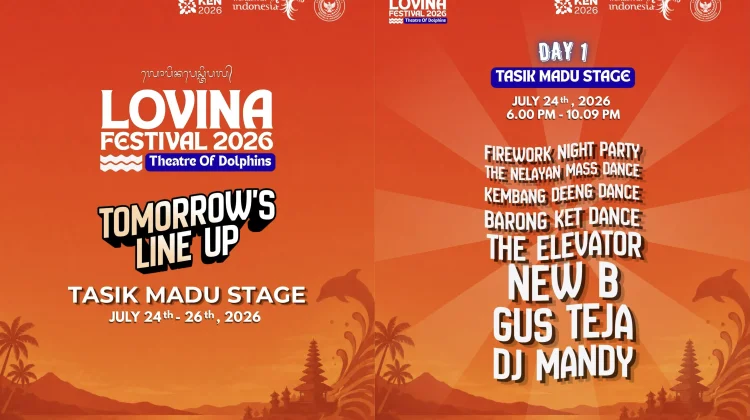 Cek Disini, Jadwal Pembukaan Lovina Festival Jumat, 24 Juli 2026