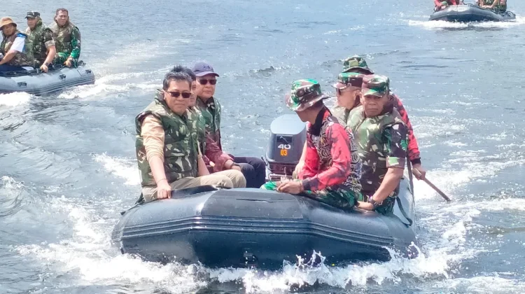 Normalisasi Danau Buyan Tuntas, TNI dan Warga Jaga Kelestarian Alam