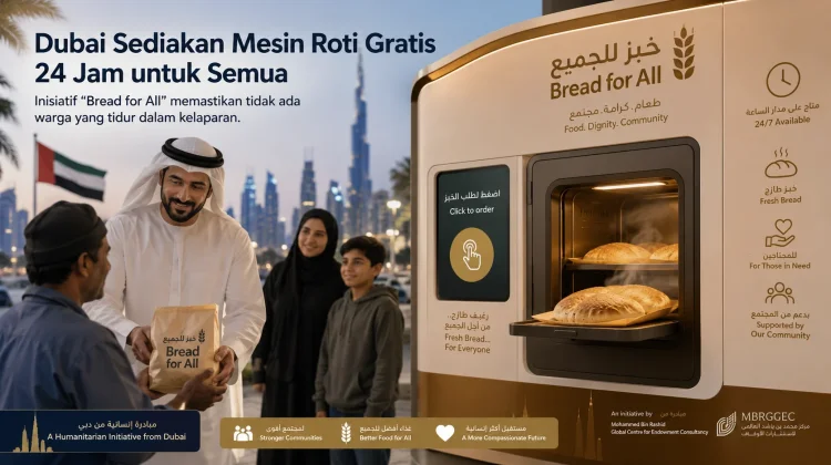 Dubai Sediakan Mesin Roti Gratis, Upaya Pastikan Warga Tak Tidur Kelaparan
