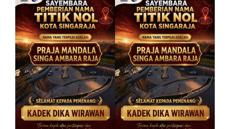 Ini Pemenang Sayembara Nama Titik Nol Singaraja