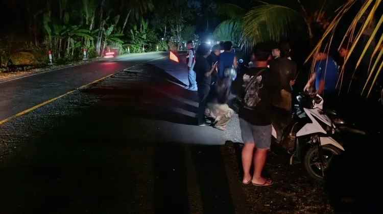 Pengendara Scoopy Terluka Laka Tunggal di Jalur Denpasar-Gilimanuk