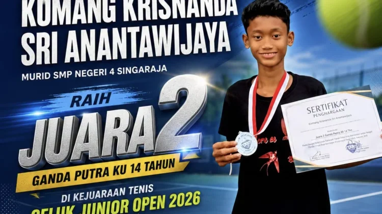 Spenpraja Gapai Juara 2 Celuk Junior Open 2026