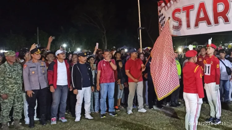 Polres Buleleng Kerahkan 148 Personel Amankan Gerak Jalan 45 KM
