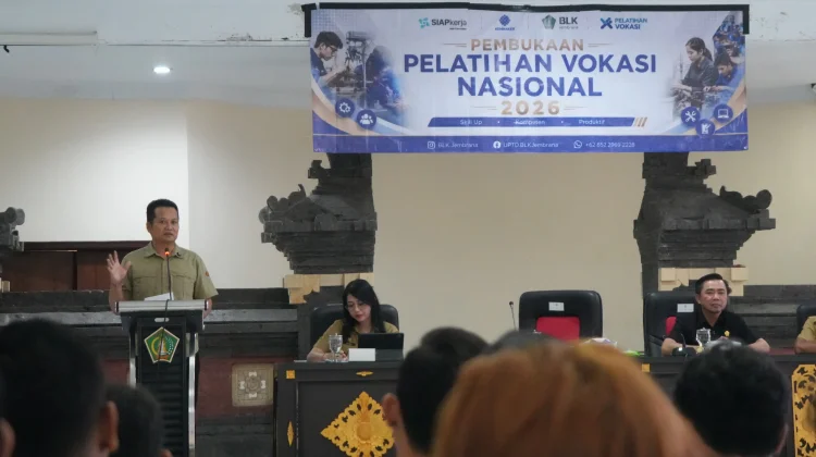Bupati Kembang Buka Pelatihan Vokasi Nasional Batch 3