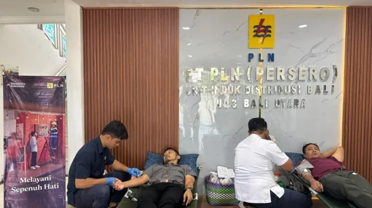 PLN Bali Utara Kumpulkan 23 Kantong Darah di Momentum Kemerdekaan