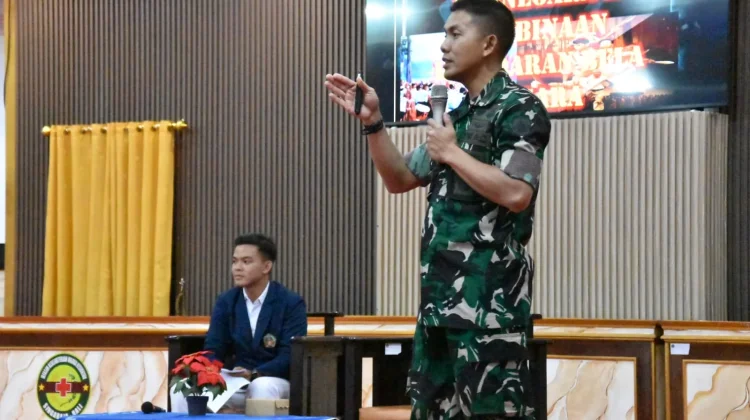 Dandim 1609/Buleleng Bekali 70 Mahasiswa STIKes tentang Bela Negara