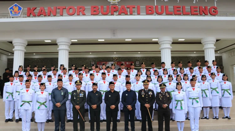 70 Paskibra Buleleng Dikukuhkan, Siap Jalankan Tugas pada HUT ke-81 RI