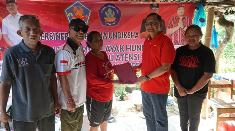Pemkab Buleleng dan Undiksha Bersinergi Rehab Rumah Warga Kurang Mampu