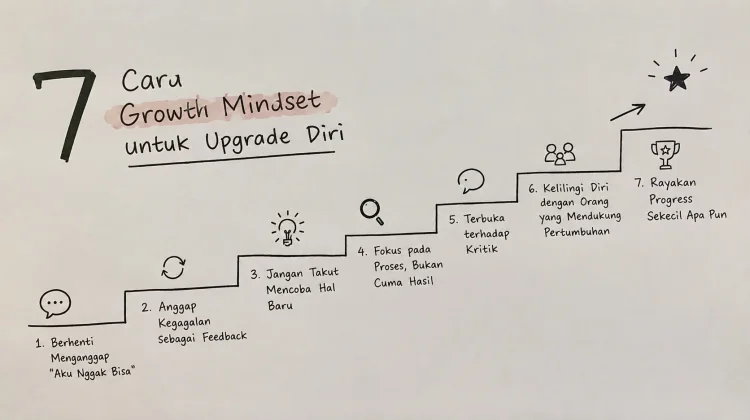 Tujuh Cara Growth Mindset untuk Upgrade Diri, Pelan-Pelan tapi Pasti