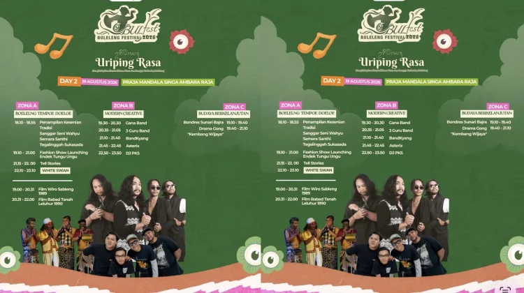 Hari Kedua, Ini Jadwal Bulfest Rabu 19 Agustus 2026