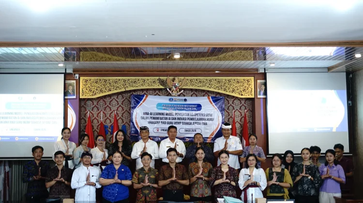 Undiksha Dorong Guru Bahasa Jepang Buleleng Integrasikan AI dalam Pembelajaran