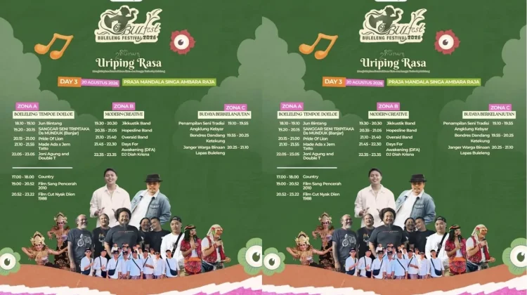 Cek Disini, Jadwal BulFest Kamis, 20 Agustus 2026