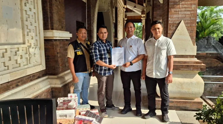 Polres Jembrana Limpahkan Kasus Rokok Ilegal ke Bea Cukai