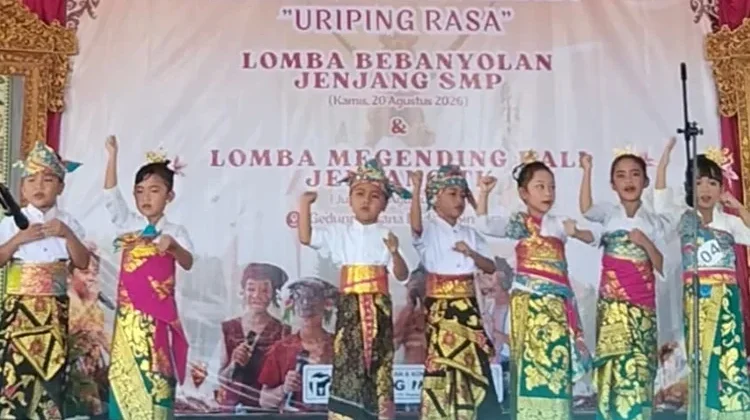 Lomba Magending Bali Tingkat TK Hidupkan Rasa Cinta Budaya sejak Usia Dini